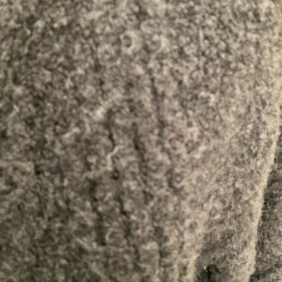 Anthropologie Moth Cardigan Cable Wool Alpaca Textured fisherman Sweater Gray M - Picture 6 of 14